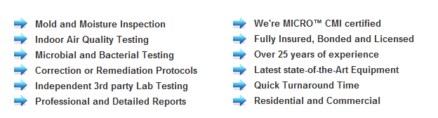 PA Mold Testing, Pennslyvania Mold Inspections, PA Mold Testing